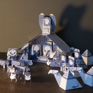 Delfts blauwe Kerststal
