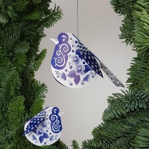 Delfts blauwe Roodborstjes
