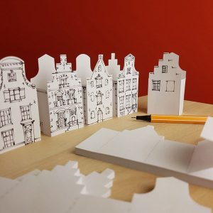 Memoblokjes Grachtenhuizen