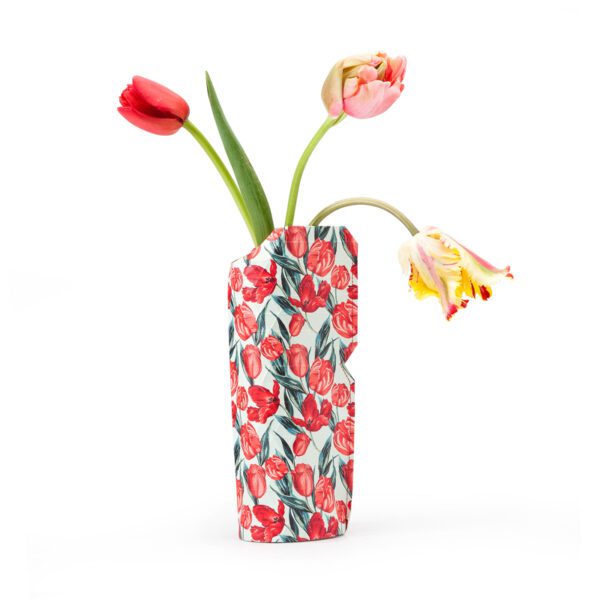 Papieren Vaas tulpen - Afbeelding 3