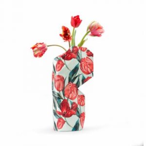 Papieren Vaas tulpen