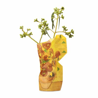 Papieren Vaas zonnebloem