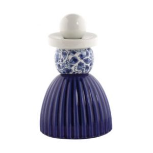 Proud Mary – cobalt flower pattern