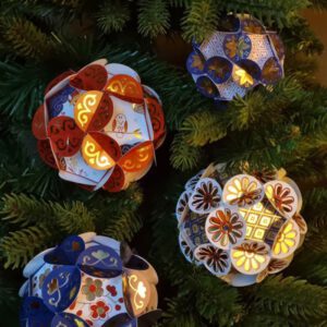 Imari Christmas ornaments